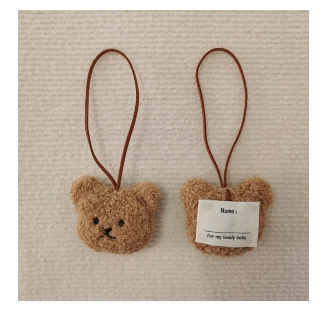 Bear name tag