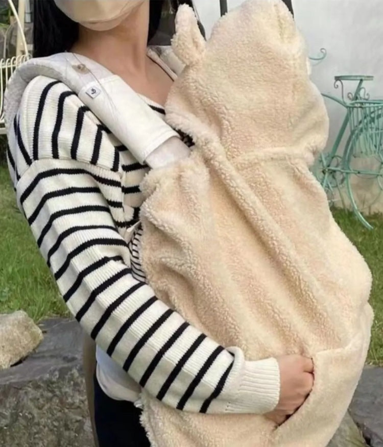 Baby carrier warmer