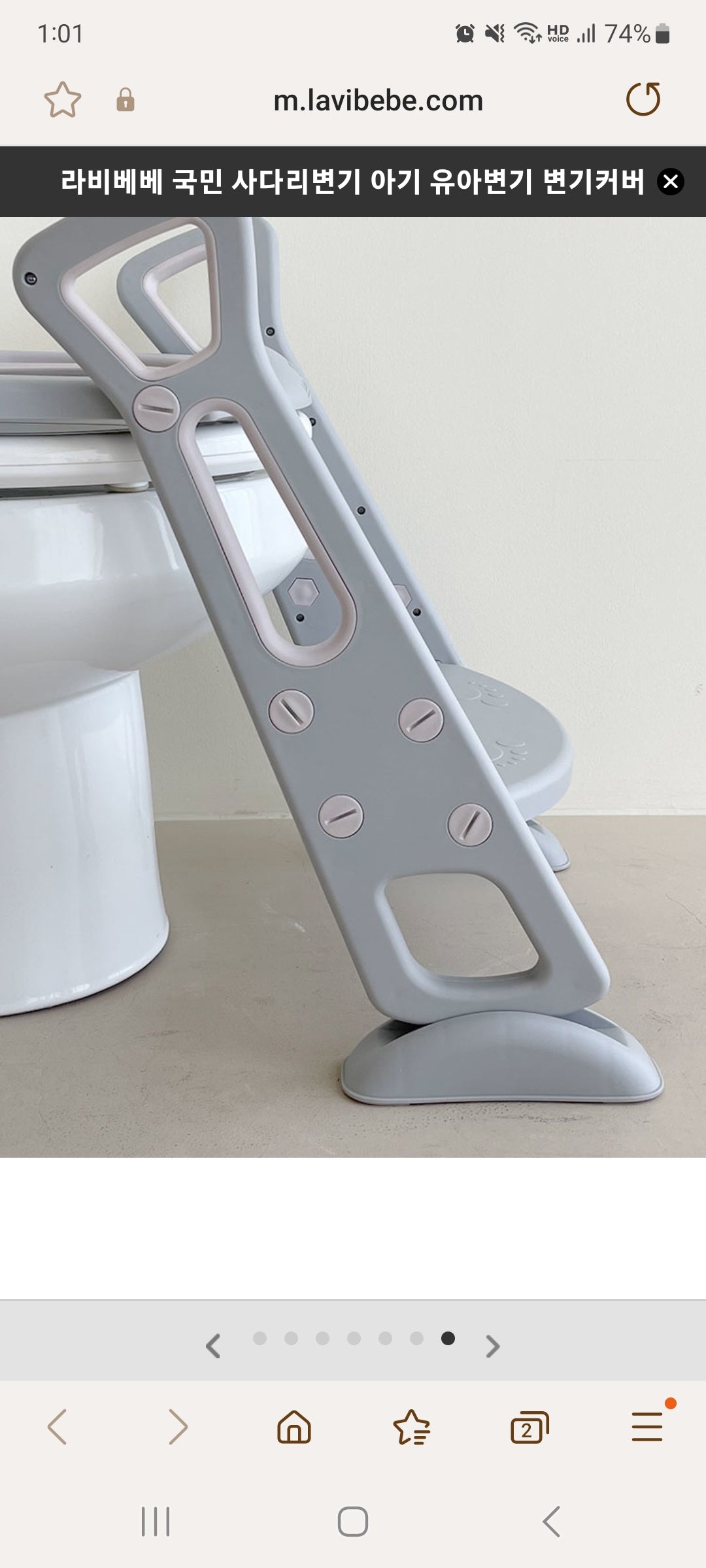 Toilet training ladder